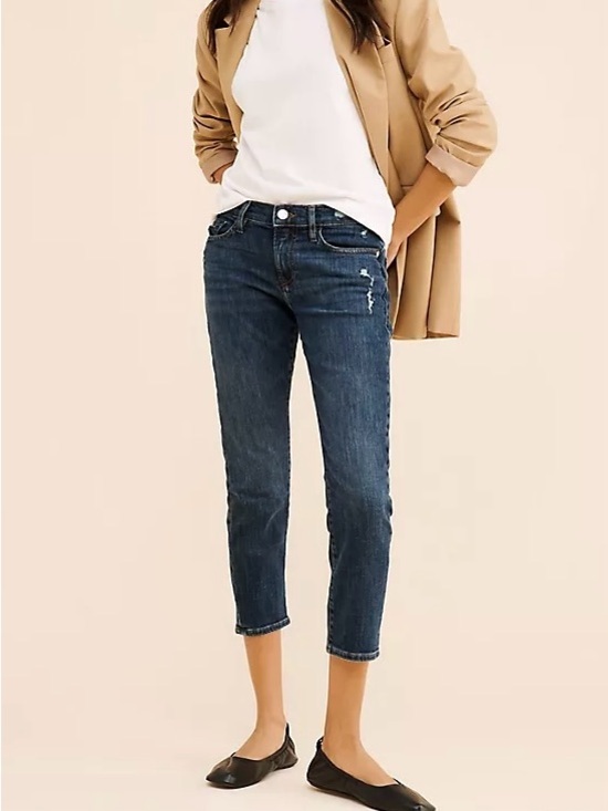 Frame Denim Denim - FRAME Denim Le Garçon Crop Medium Wash